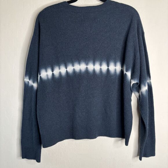 Crush Cashmere Tie Dye V Neck Sweater - Picture 2 of 5